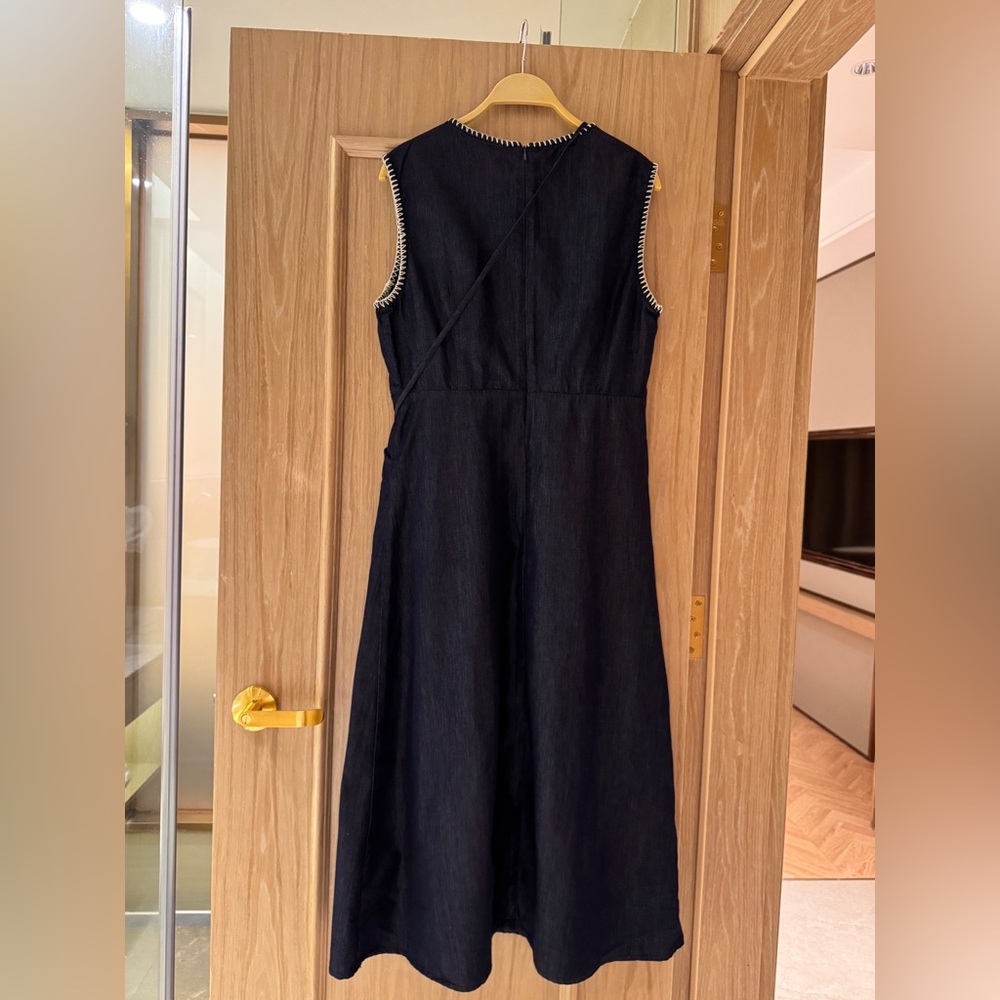 Chanel Denim Sleeveless Dress - Picture 2 of 6